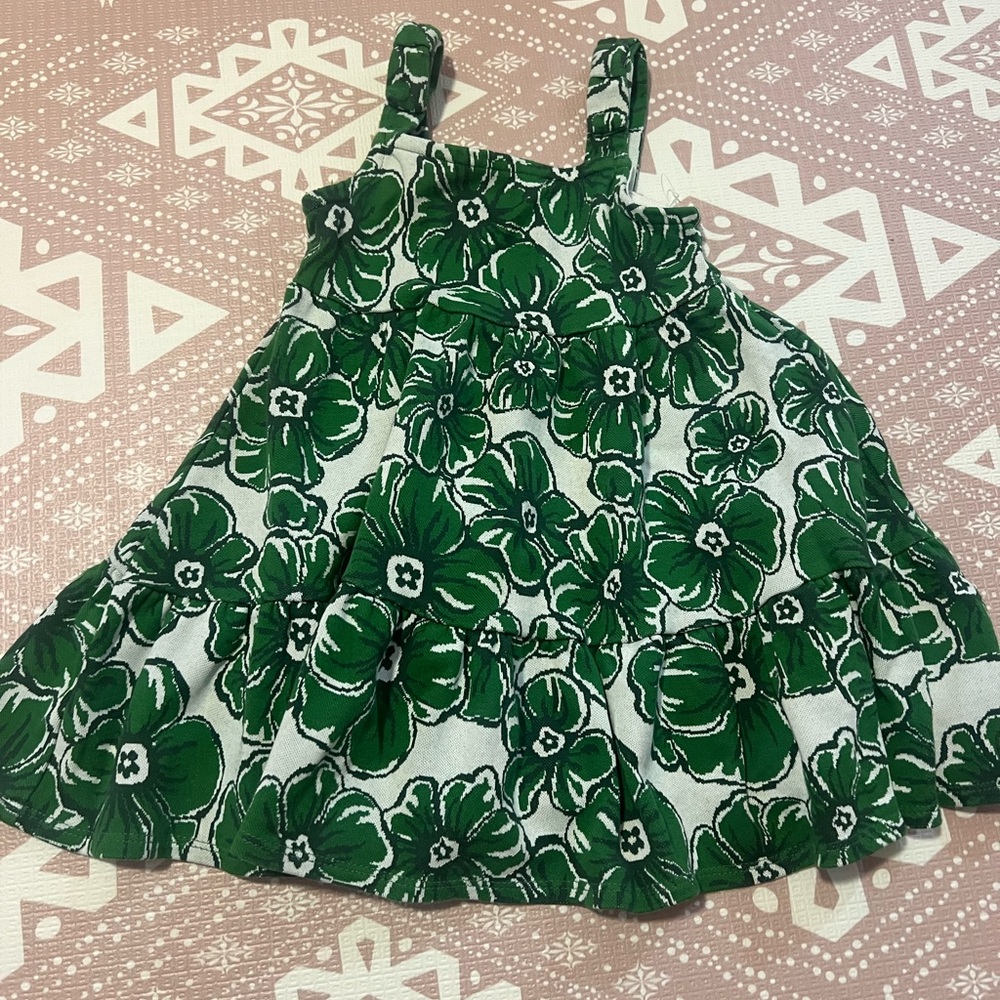 Green Floral Dress